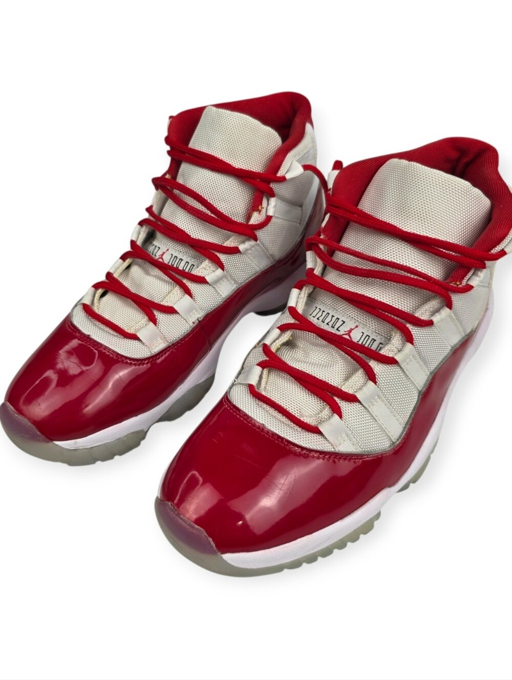Jordan Air Jordan 11 Retro Cherry 2022 Men's Sz 11 White/Red Sneaker CT8012-116